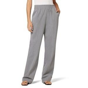 Favorite Daughter Wide Leg Pull On Pant Frost Grey Large